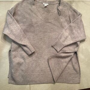 H&M Women's V-Neck Sweater - Light Mauve